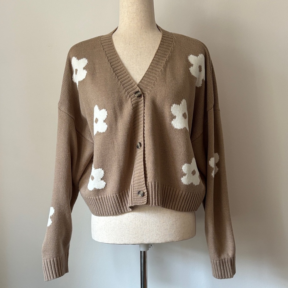 Love Tree Floral Cardigan